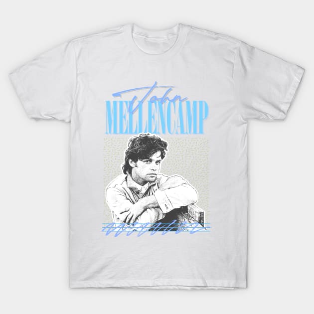 John J. Mellencamp ///// Retro 80s Fan Art Design T-Shirt by DankFutura